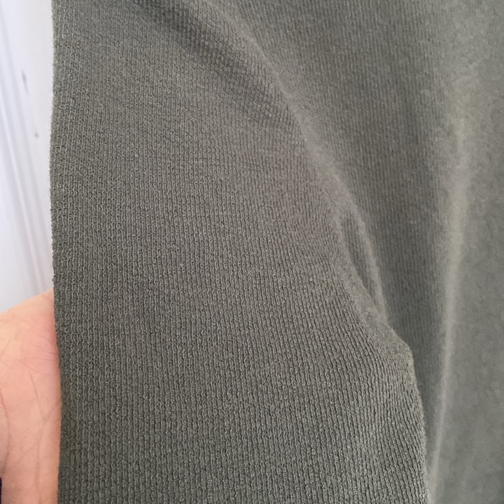 NWT Lock & Key Ribbed Terry Crossover Dress (S) - Picture 6 of 6